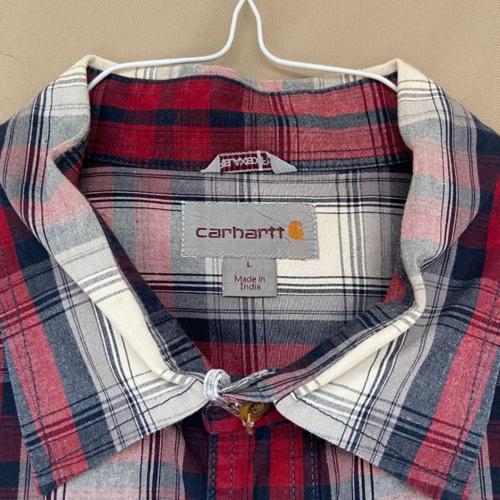 Carhartt Shirt - Essential Plaid Open Collar Short Sleeve model 101551